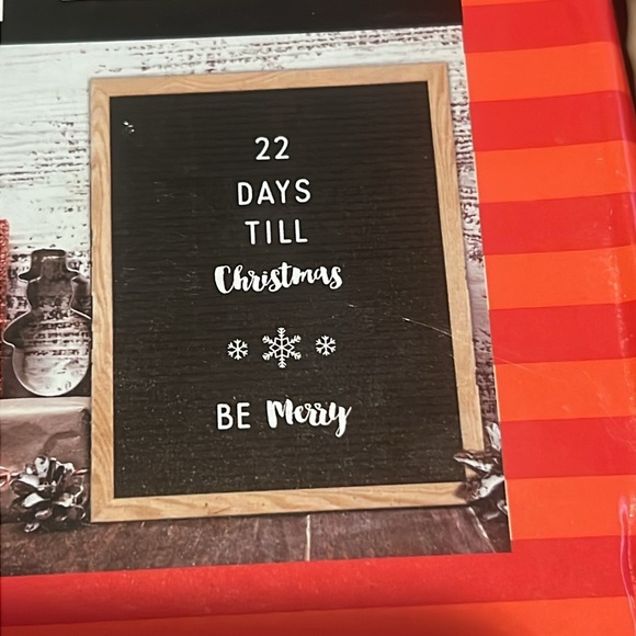 New Urban House 11x14 White Holiday Letter Board - Picture 7 of 8